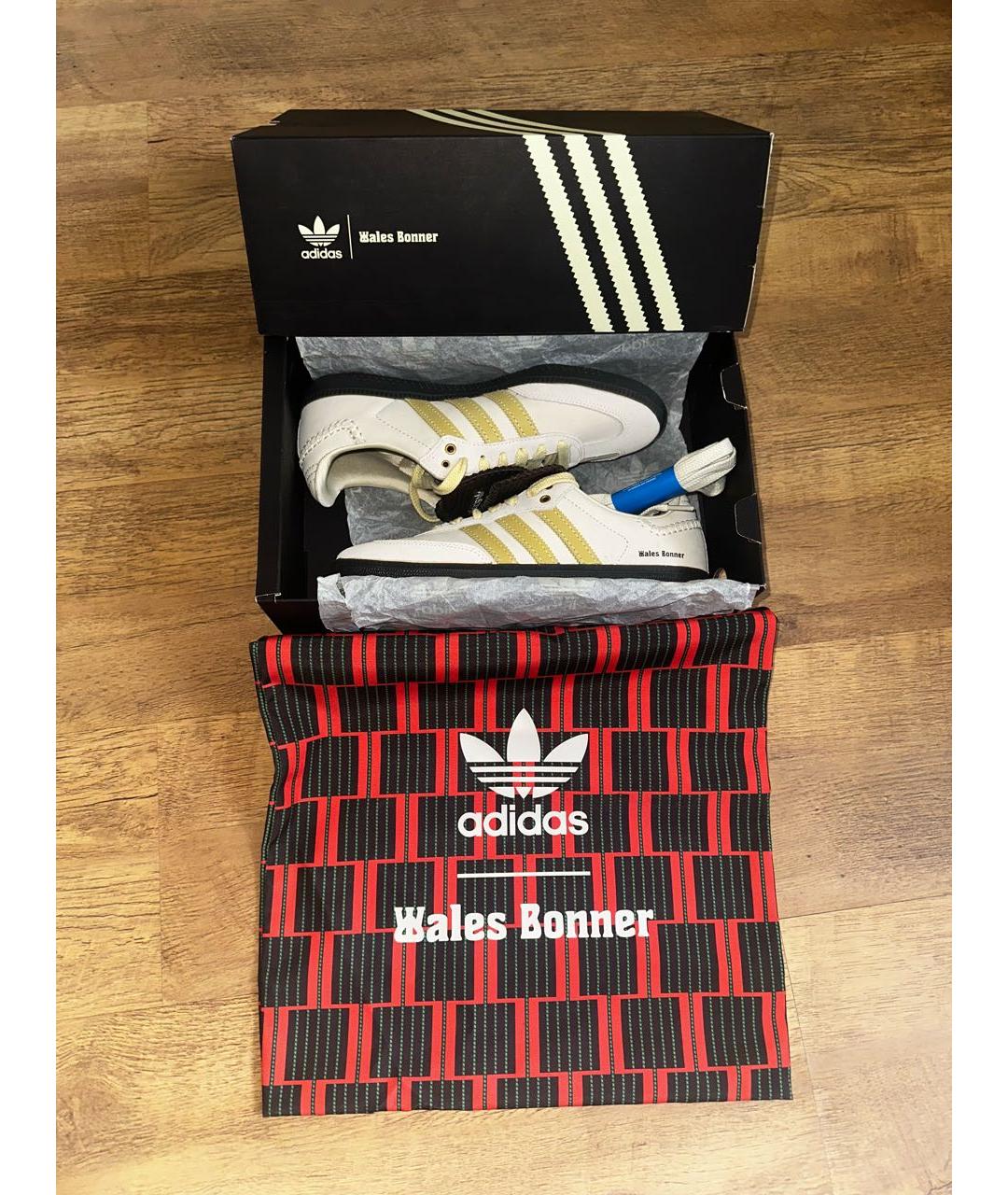 ADIDAS Бежевые кроссовки из искусственной кожи, фото 5