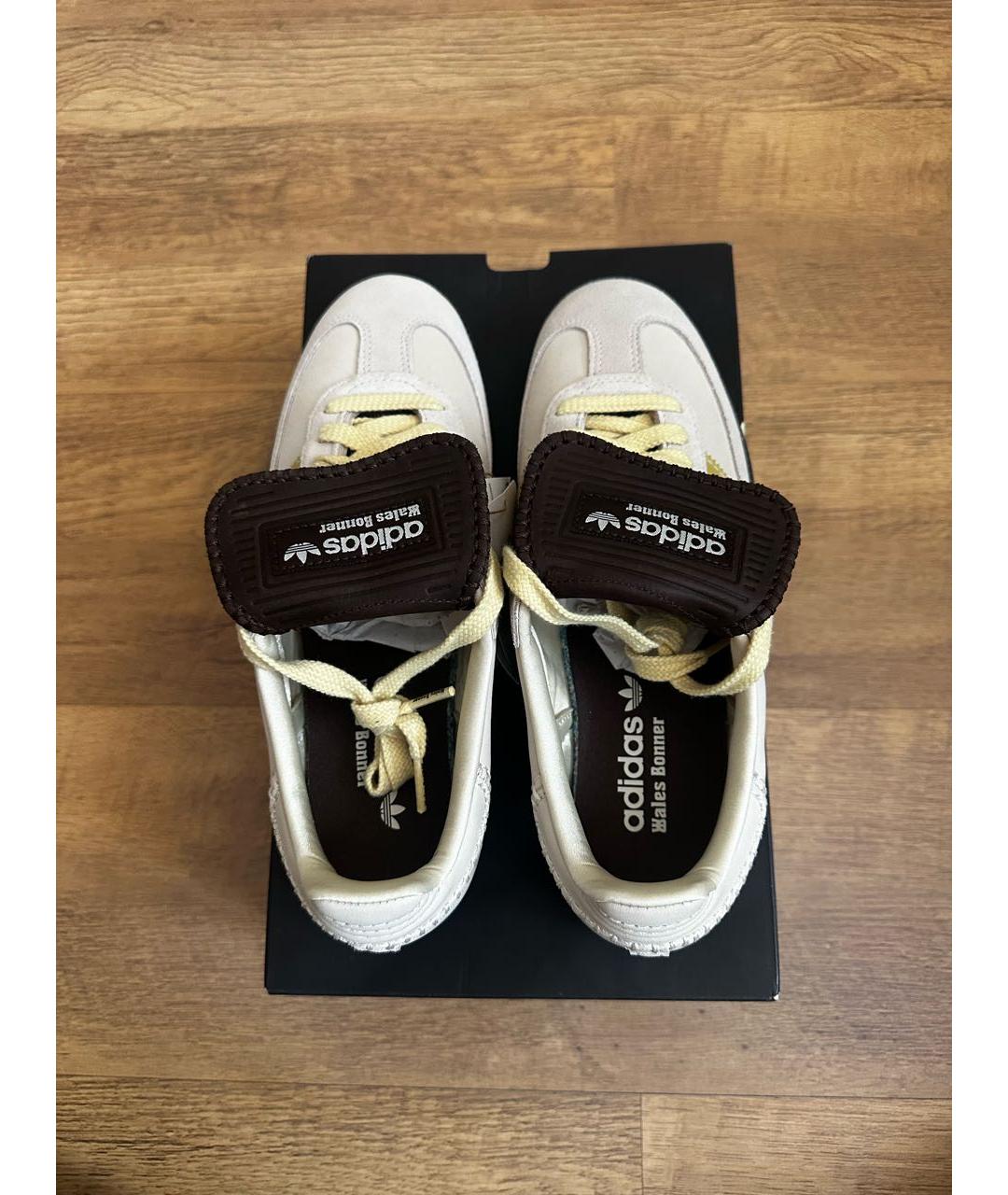 ADIDAS Бежевые кроссовки из искусственной кожи, фото 3