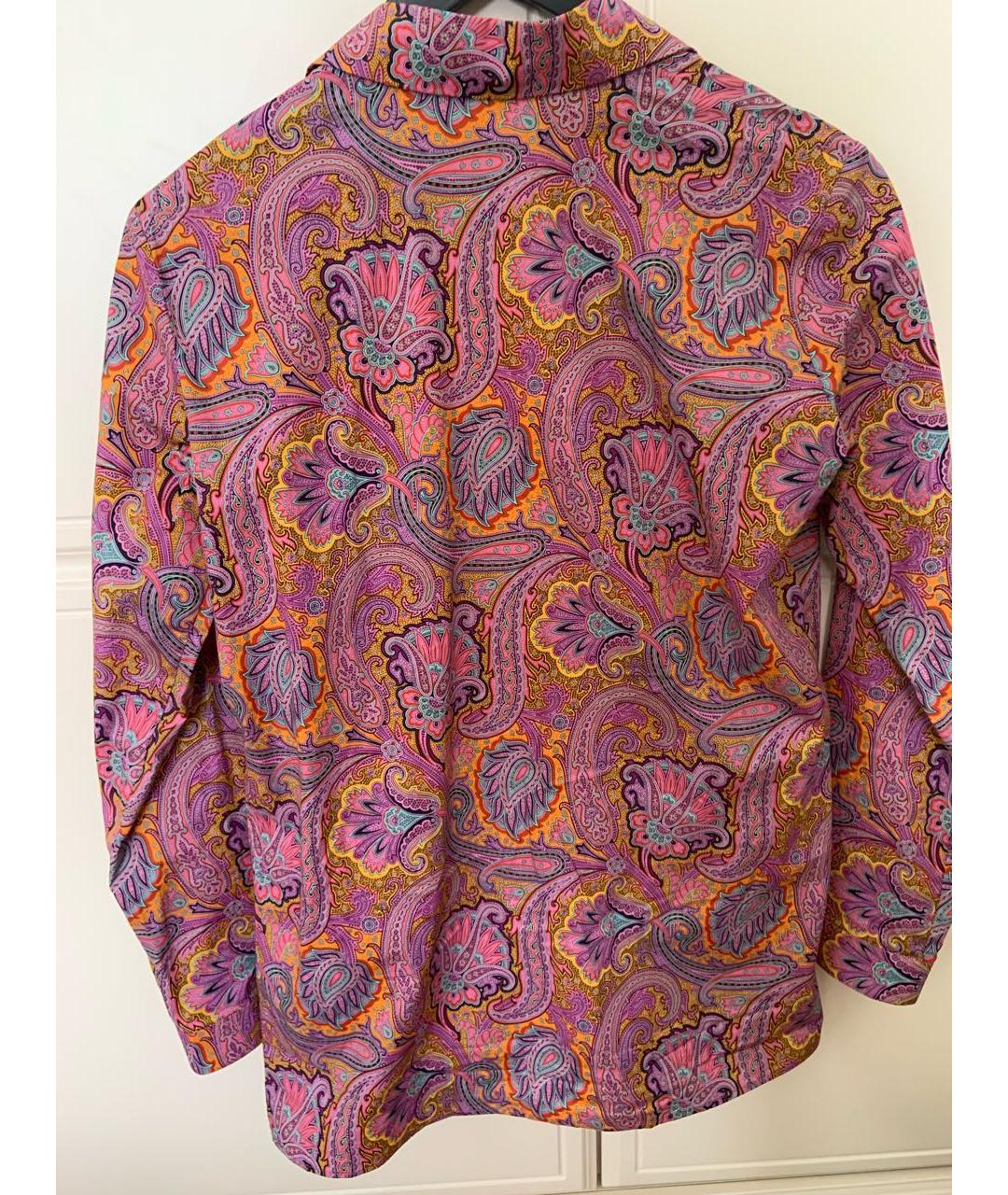 ETRO Розовая хлопковая рубашка, фото 4