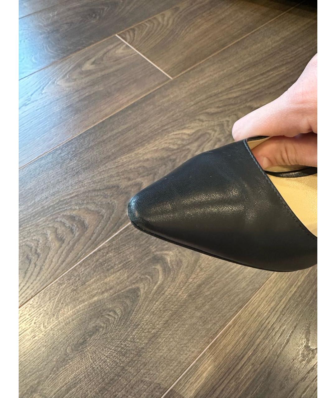 JIMMY CHOO Черные кожаные туфли, фото 6