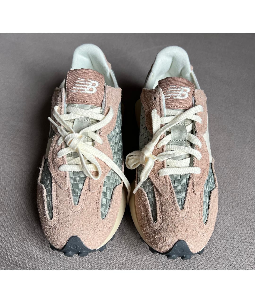 NEW BALANCE Розовые замшевые кроссовки, фото 2