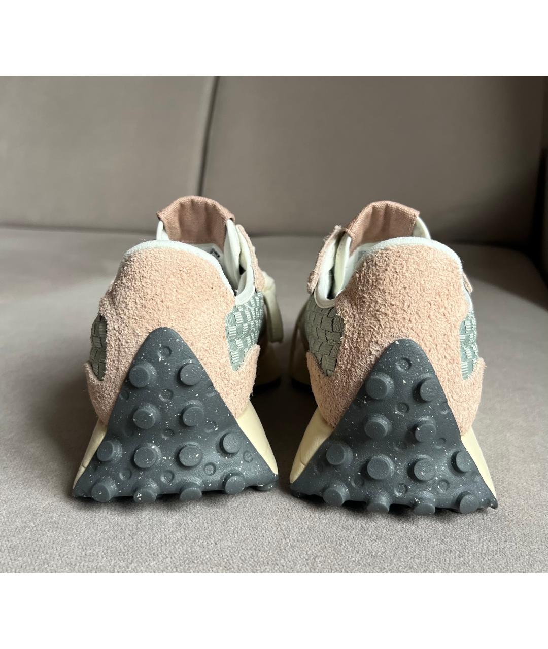 NEW BALANCE Розовые замшевые кроссовки, фото 4