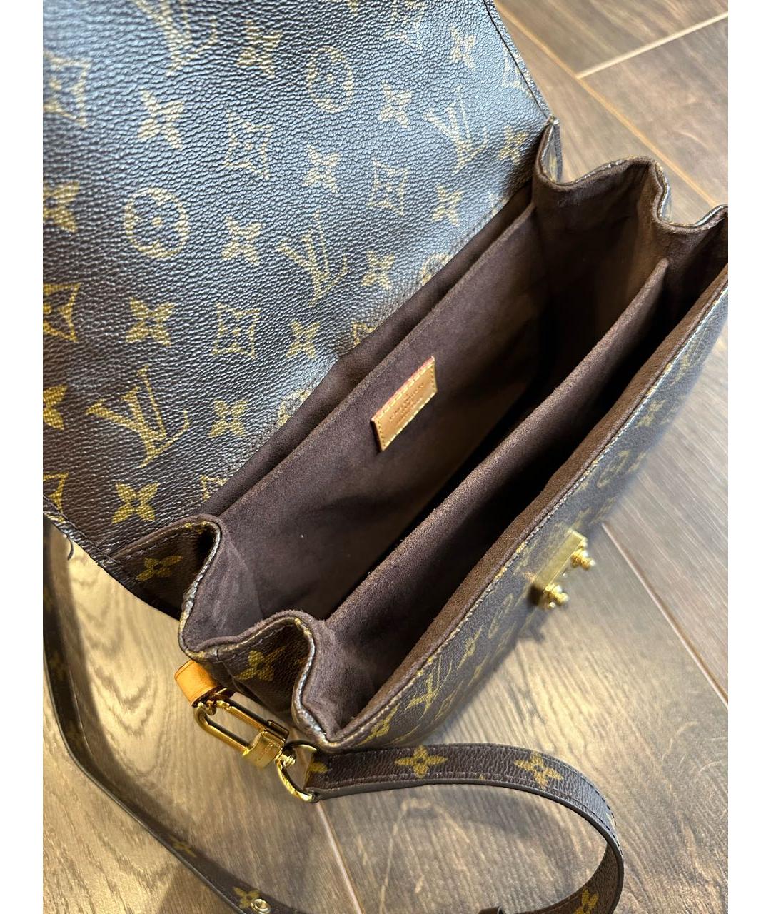 LOUIS VUITTON Коричневая сумка через плечо, фото 4