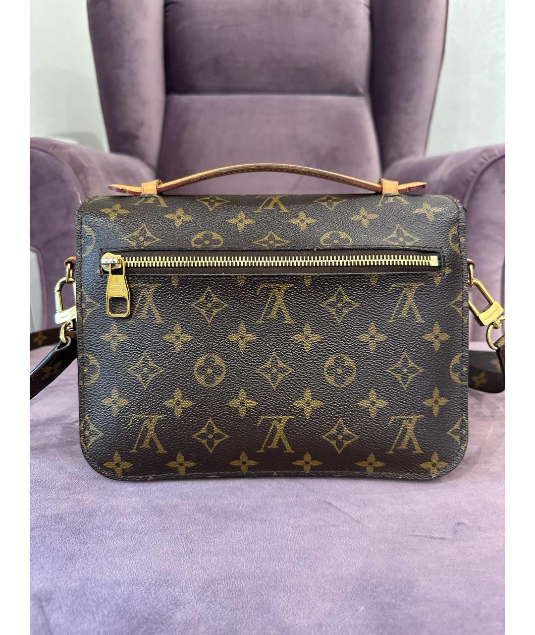 LOUIS VUITTON Коричневая сумка через плечо, фото 3