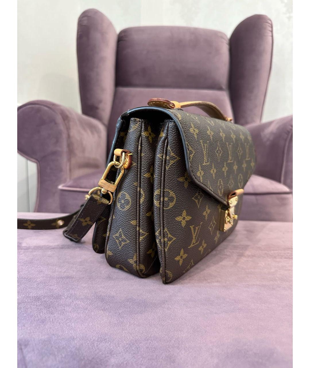 LOUIS VUITTON Коричневая сумка через плечо, фото 2