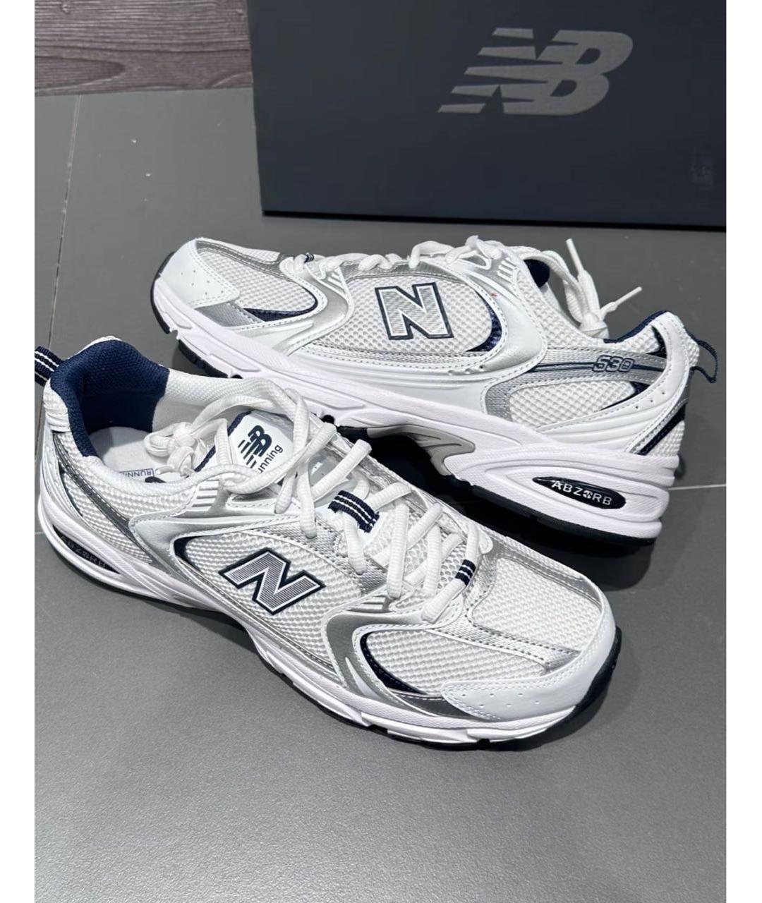 NEW BALANCE Серебряные низкие кроссовки / кеды, фото 5