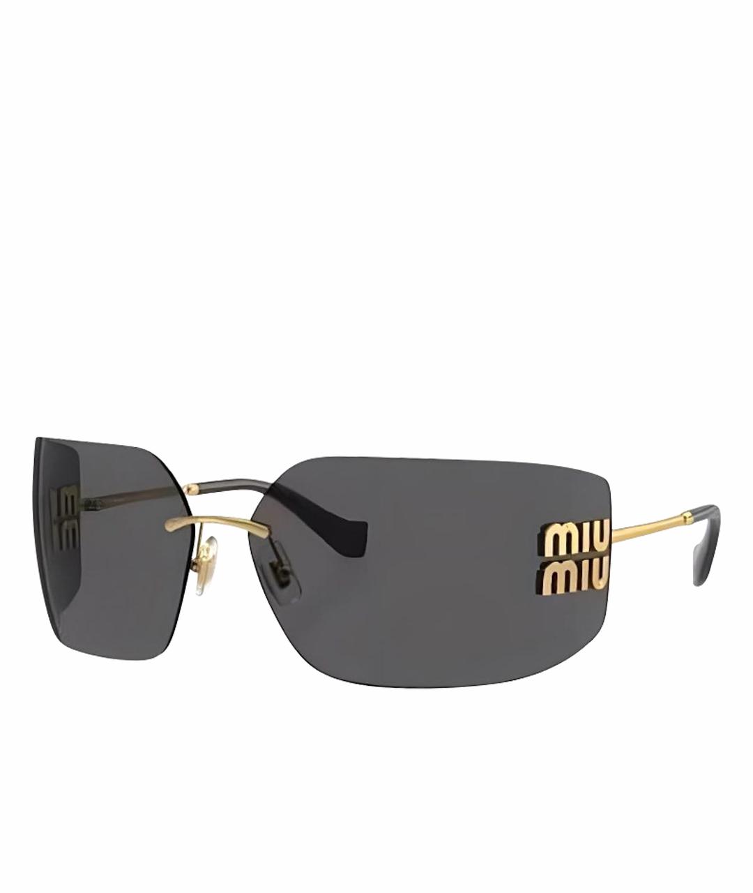 MIU MIU Серые солнцезащитные очки, фото 1