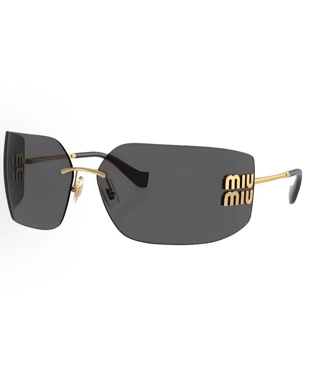 MIU MIU Серые солнцезащитные очки, фото 4