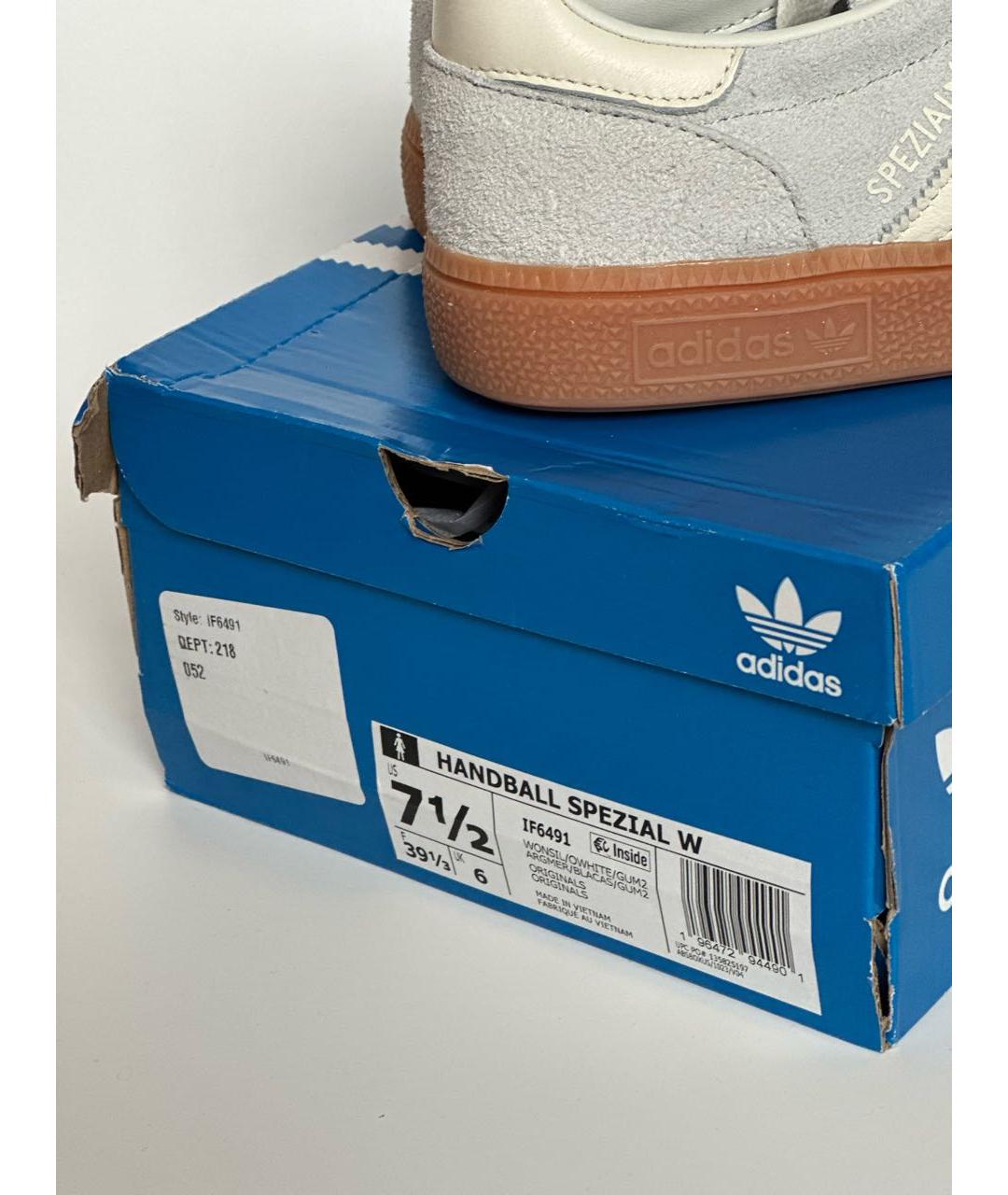 ADIDAS Серые замшевые кеды, фото 6