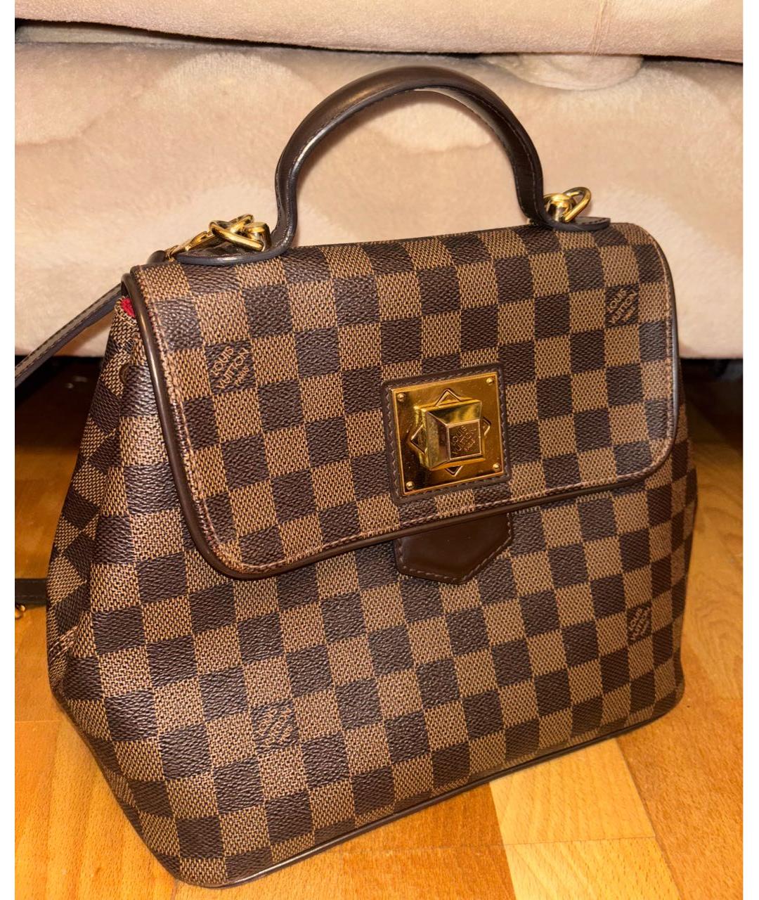 LOUIS VUITTON Коричневая сумка с короткими ручками, фото 9