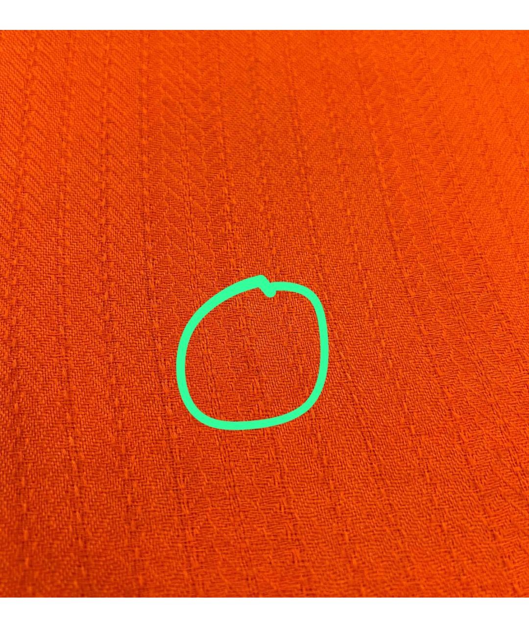 HERMES Оранжевый шарф, фото 6