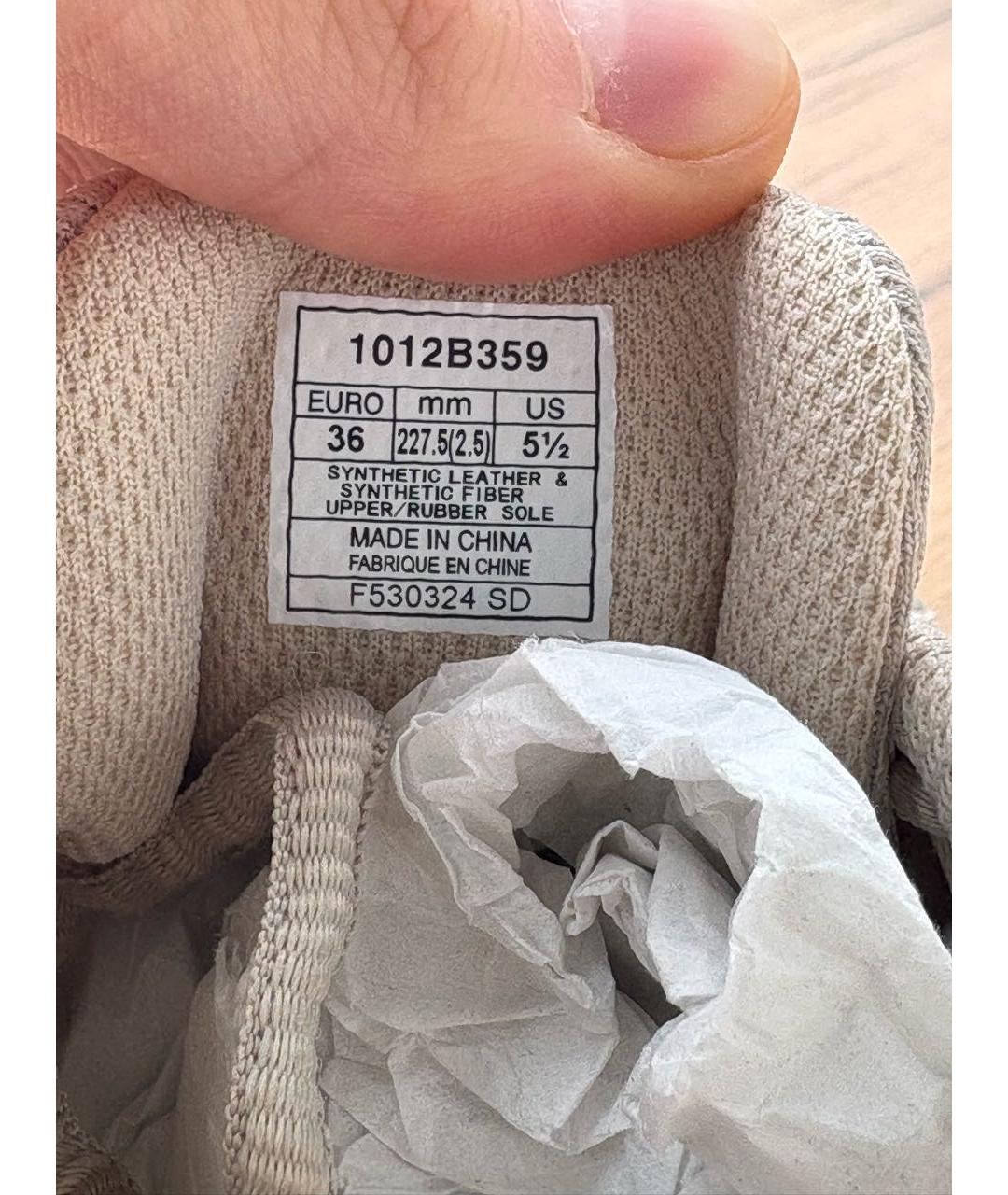 ASICS Бежевые кроссовки, фото 6