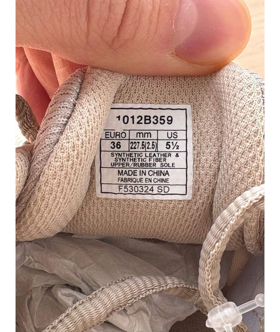 ASICS Бежевые кроссовки, фото 5