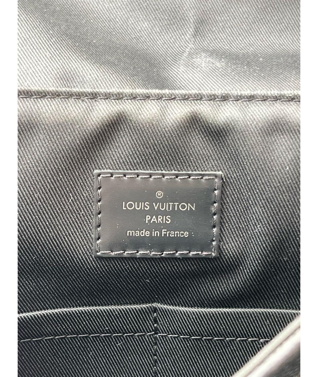 LOUIS VUITTON Антрацитовая сумка на плечо, фото 4