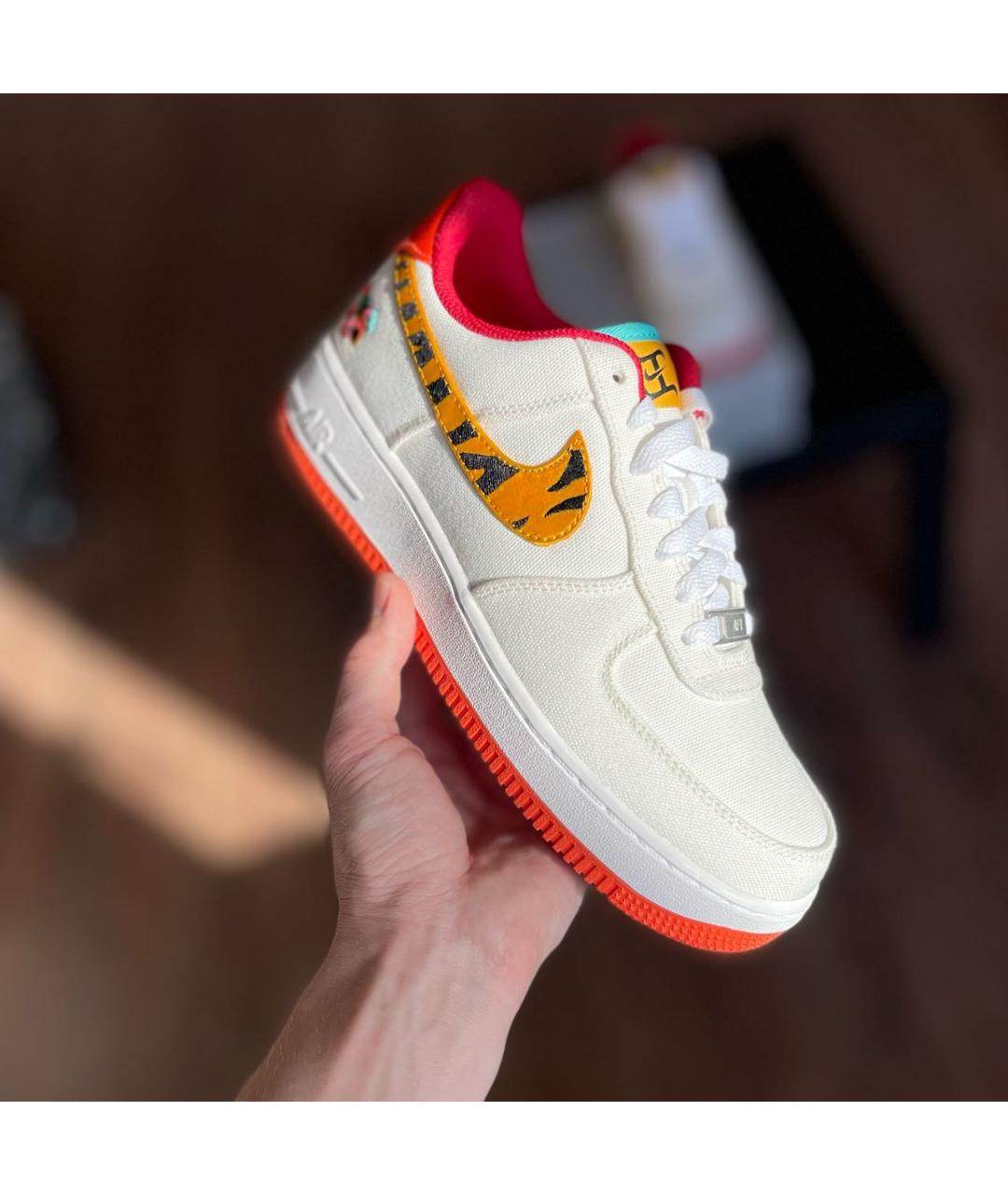 NIKE Белые текстильные кроссовки, фото 3