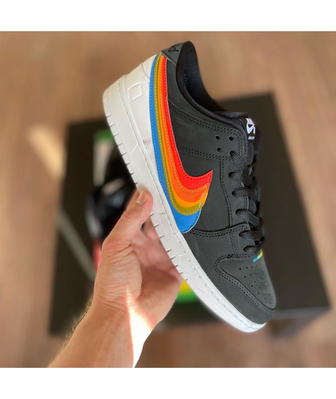 NIKE Мульти нубуковые низкие кроссовки / кеды, фото 3