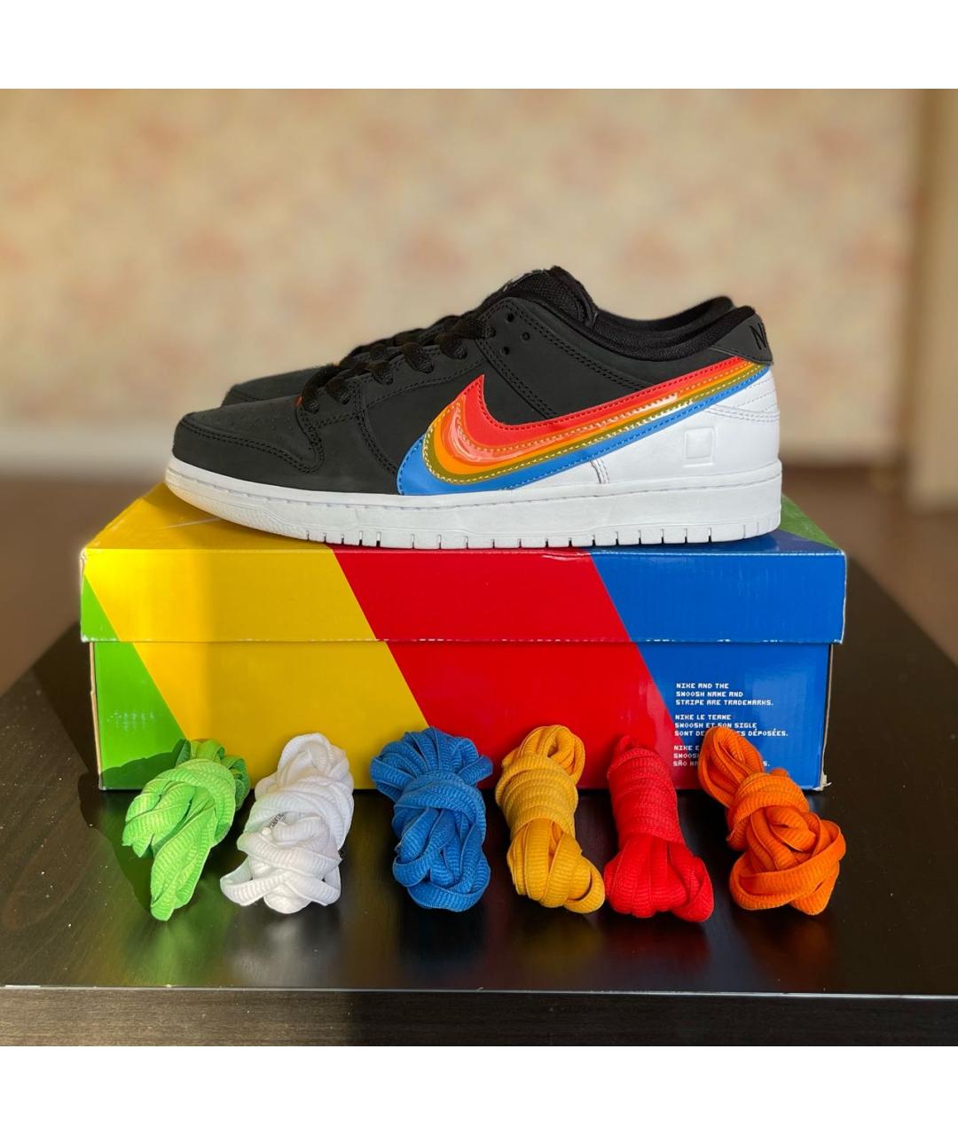 NIKE Мульти нубуковые низкие кроссовки / кеды, фото 5