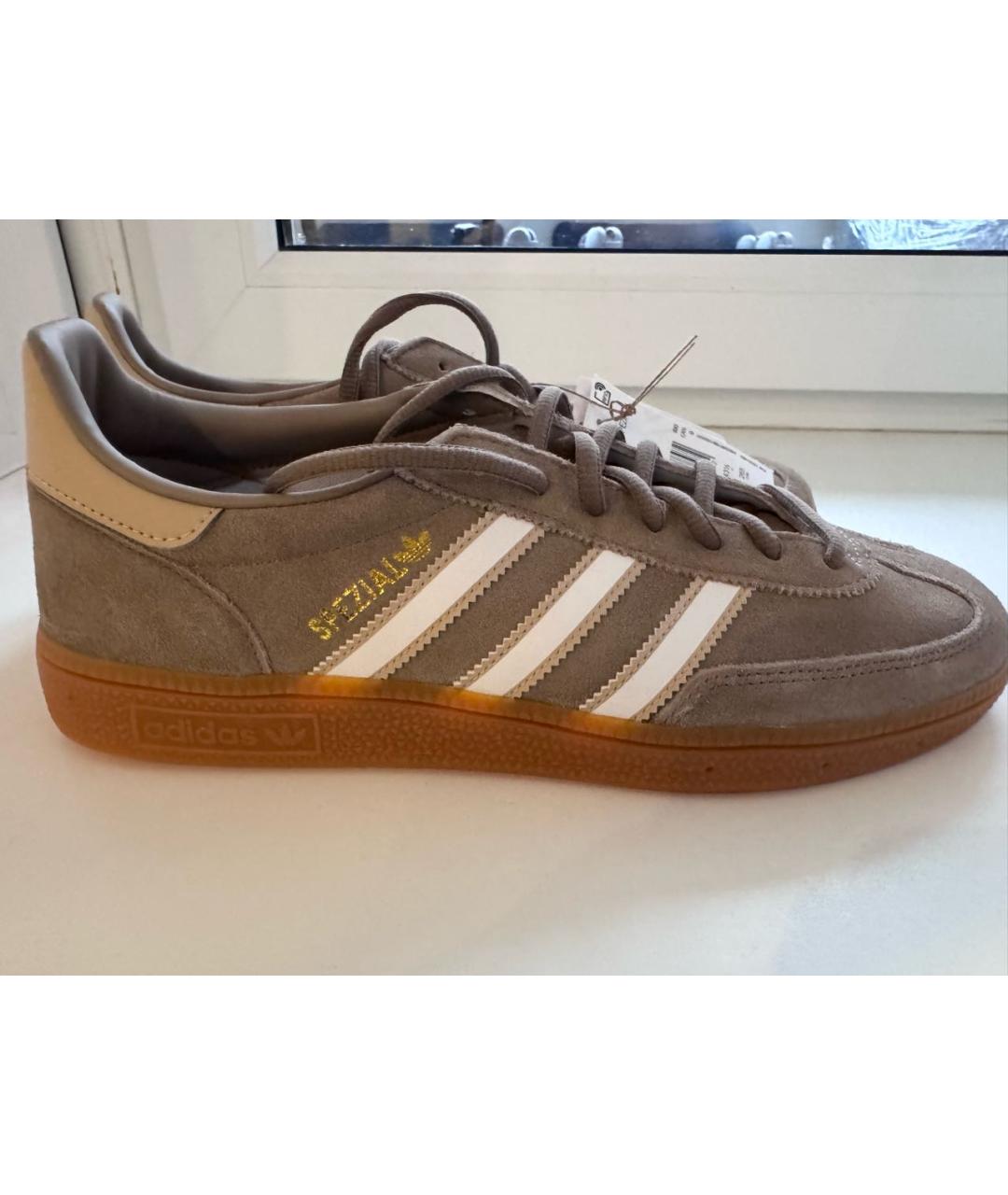ADIDAS Коричневые замшевые низкие кроссовки / кеды, фото 6