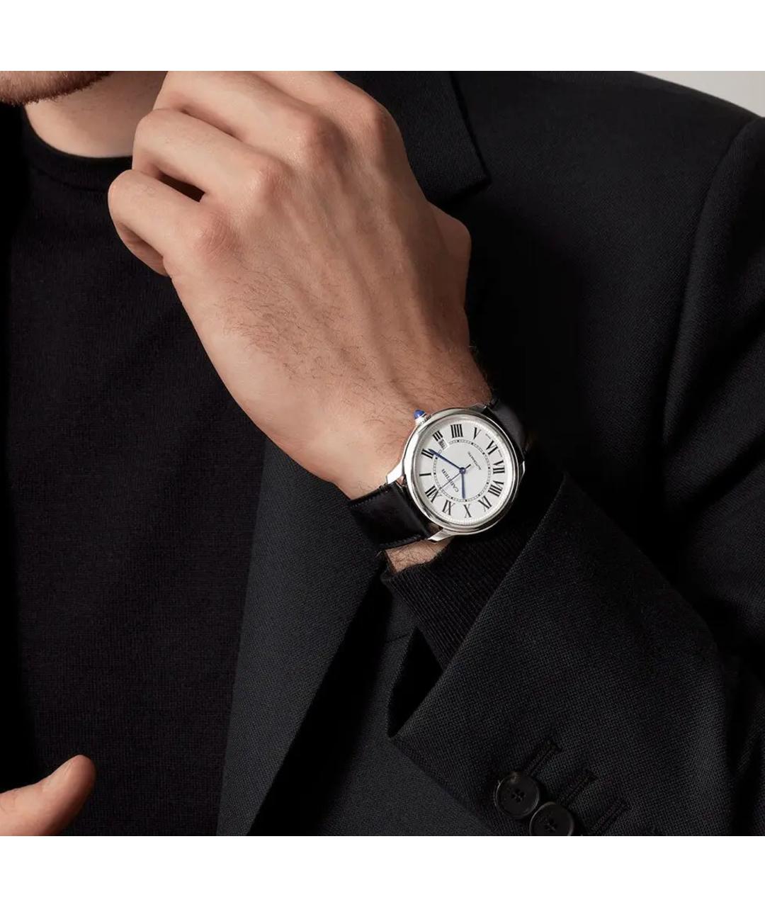 CARTIER Серебряные металлические часы, фото 4