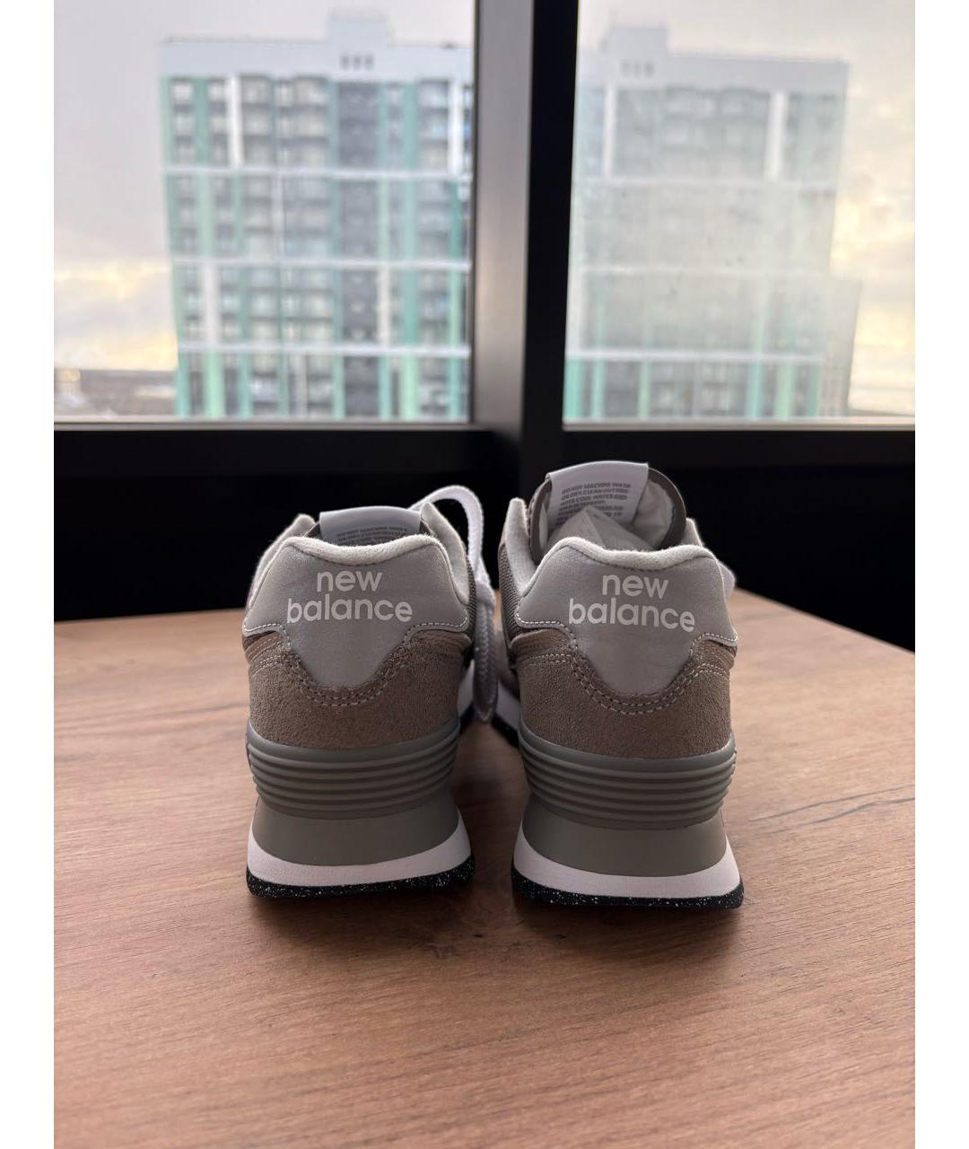 NEW BALANCE Антрацитовые кеды, фото 4