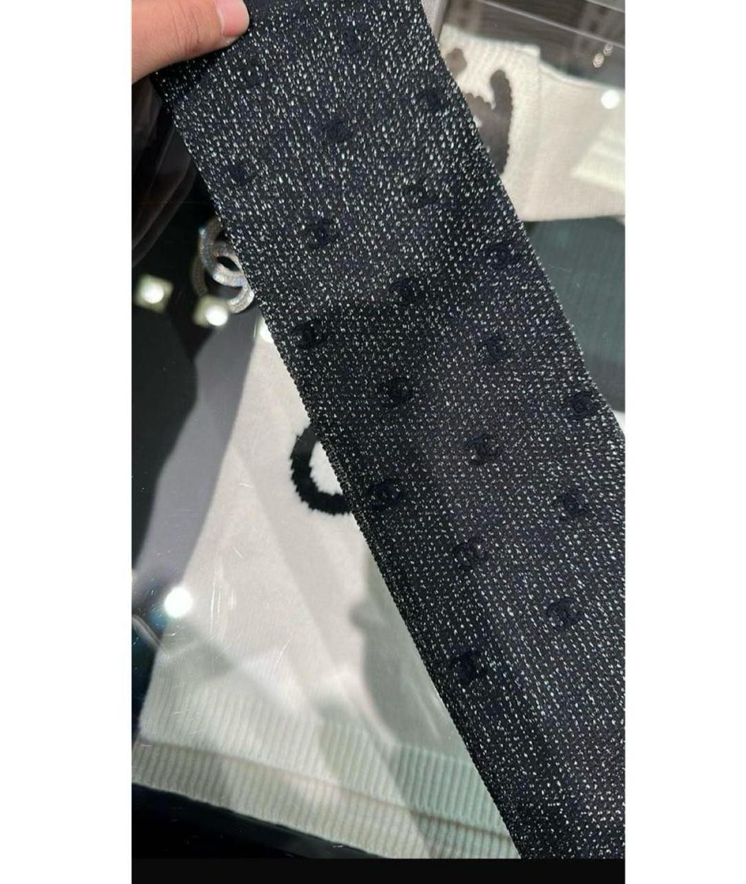 CHANEL Черные носки, чулки и колготы, фото 6