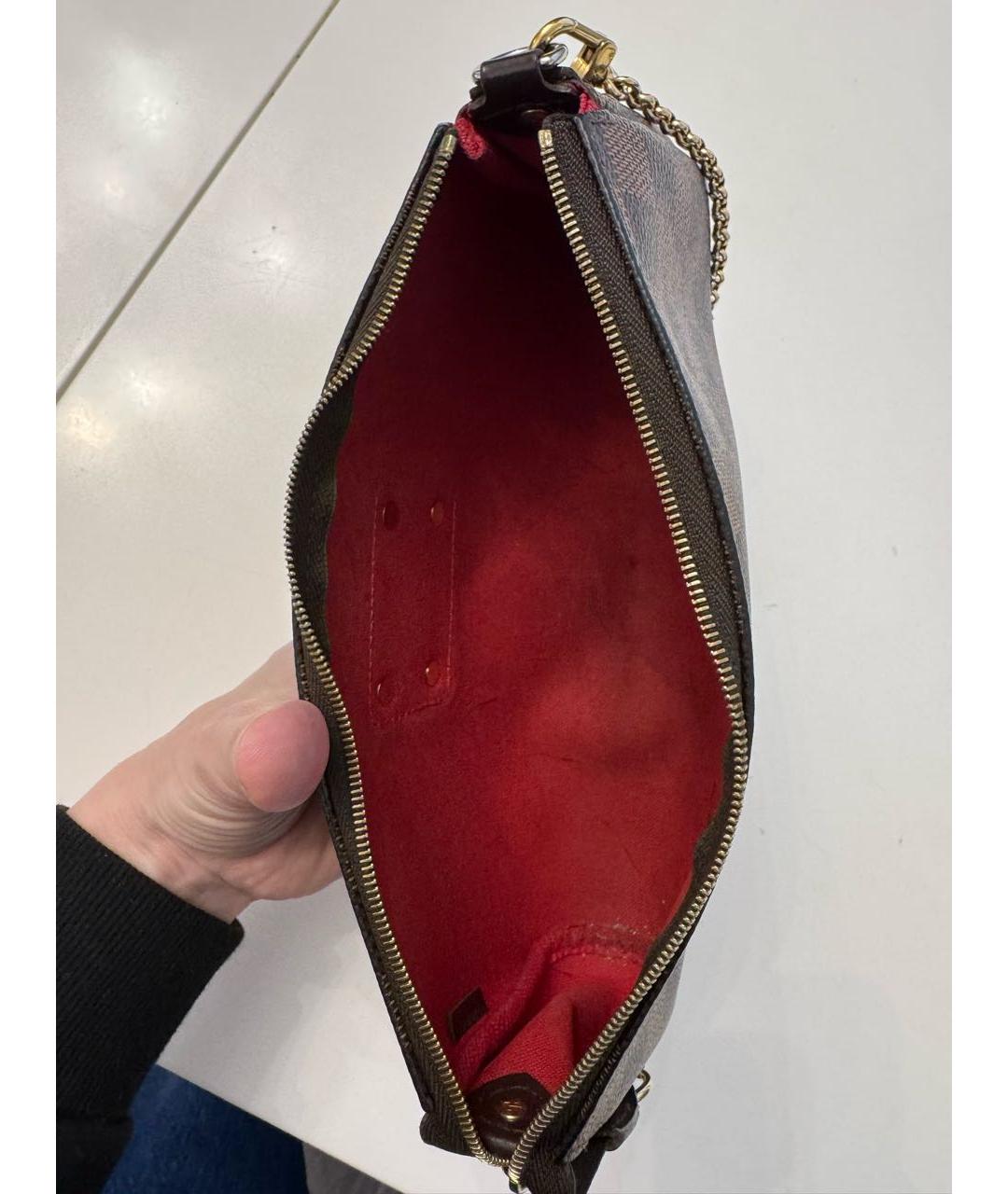 LOUIS VUITTON Коричневая сумка через плечо, фото 4