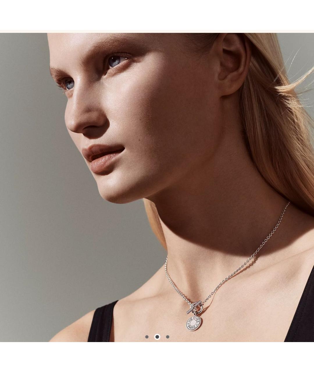 HERMES Серебряная серебряная подвеска, фото 3