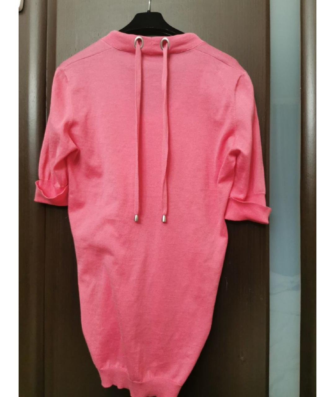 BRUNELLO CUCINELLI Коралловый хлопковый джемпер / свитер, фото 2