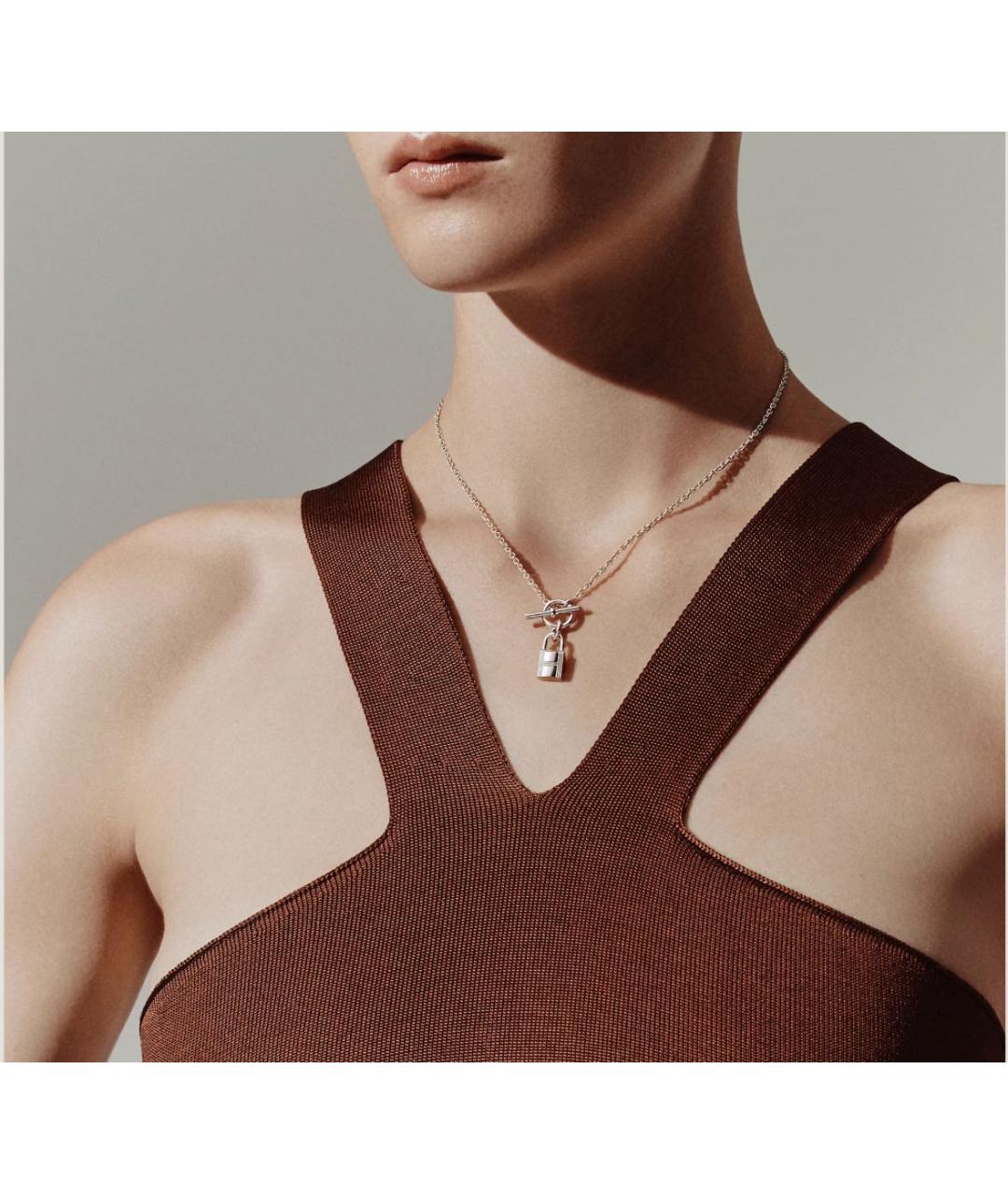 HERMES Серебряная серебряная подвеска, фото 3