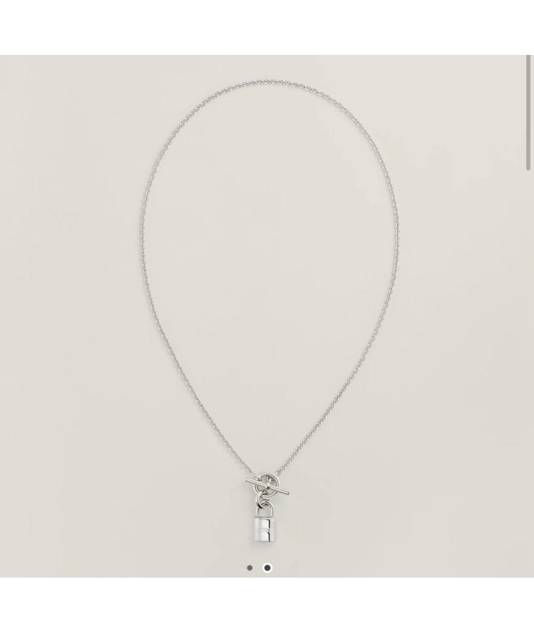 HERMES Серебряная серебряная подвеска, фото 4