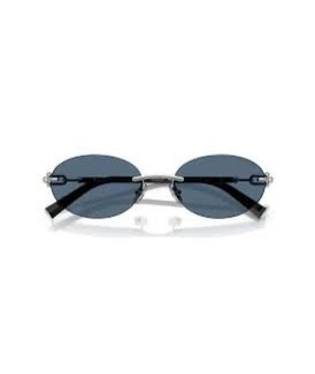 TIFFANY&CO Серебряные металлические солнцезащитные очки, фото 3