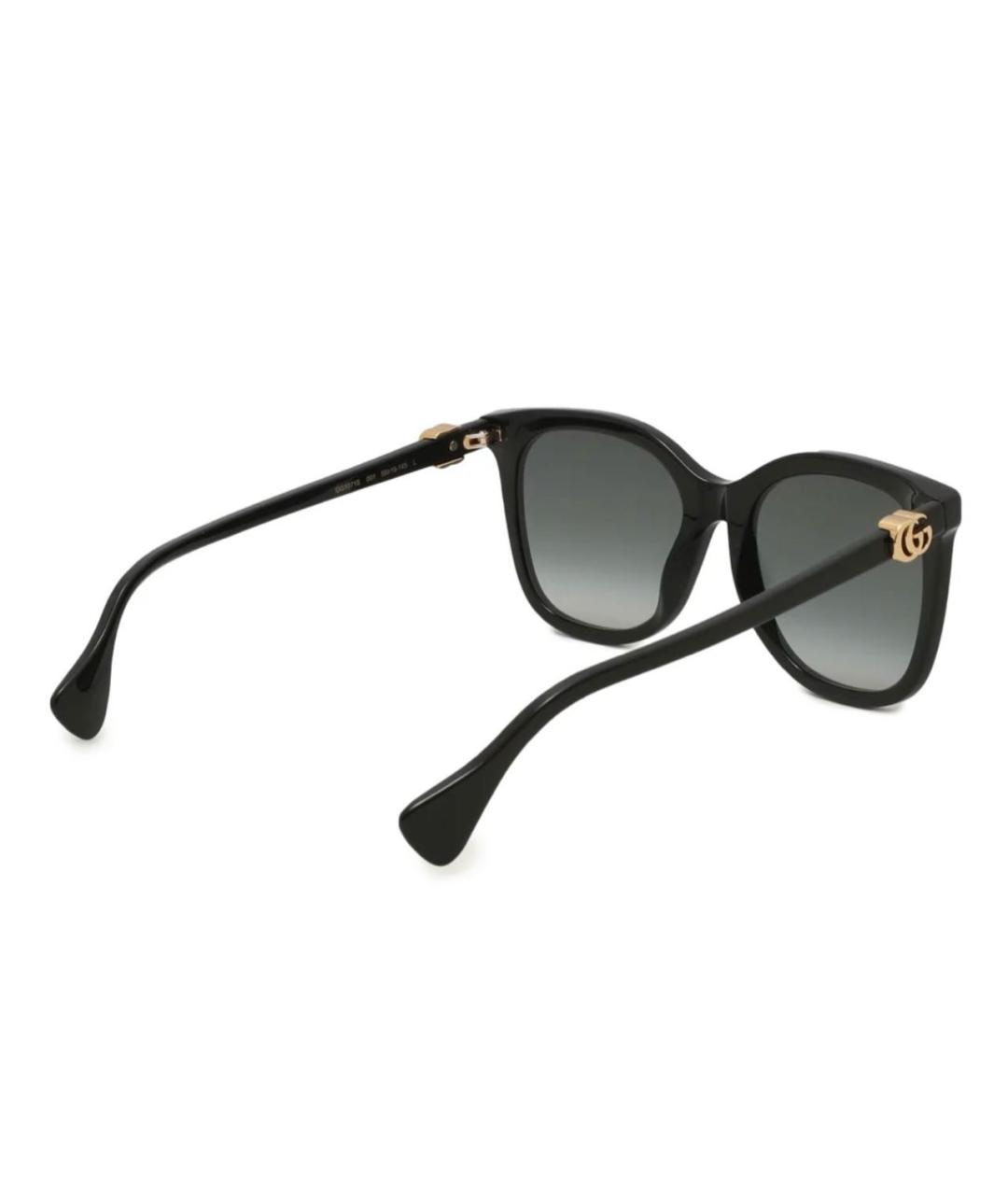 GUCCI Черные пластиковые солнцезащитные очки, фото 5