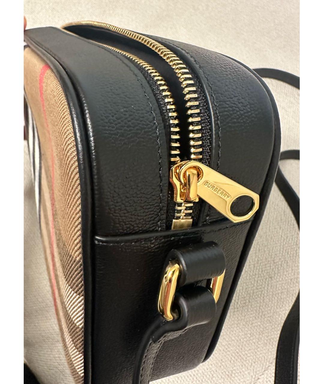BURBERRY Коричневая кожаная сумка через плечо, фото 4