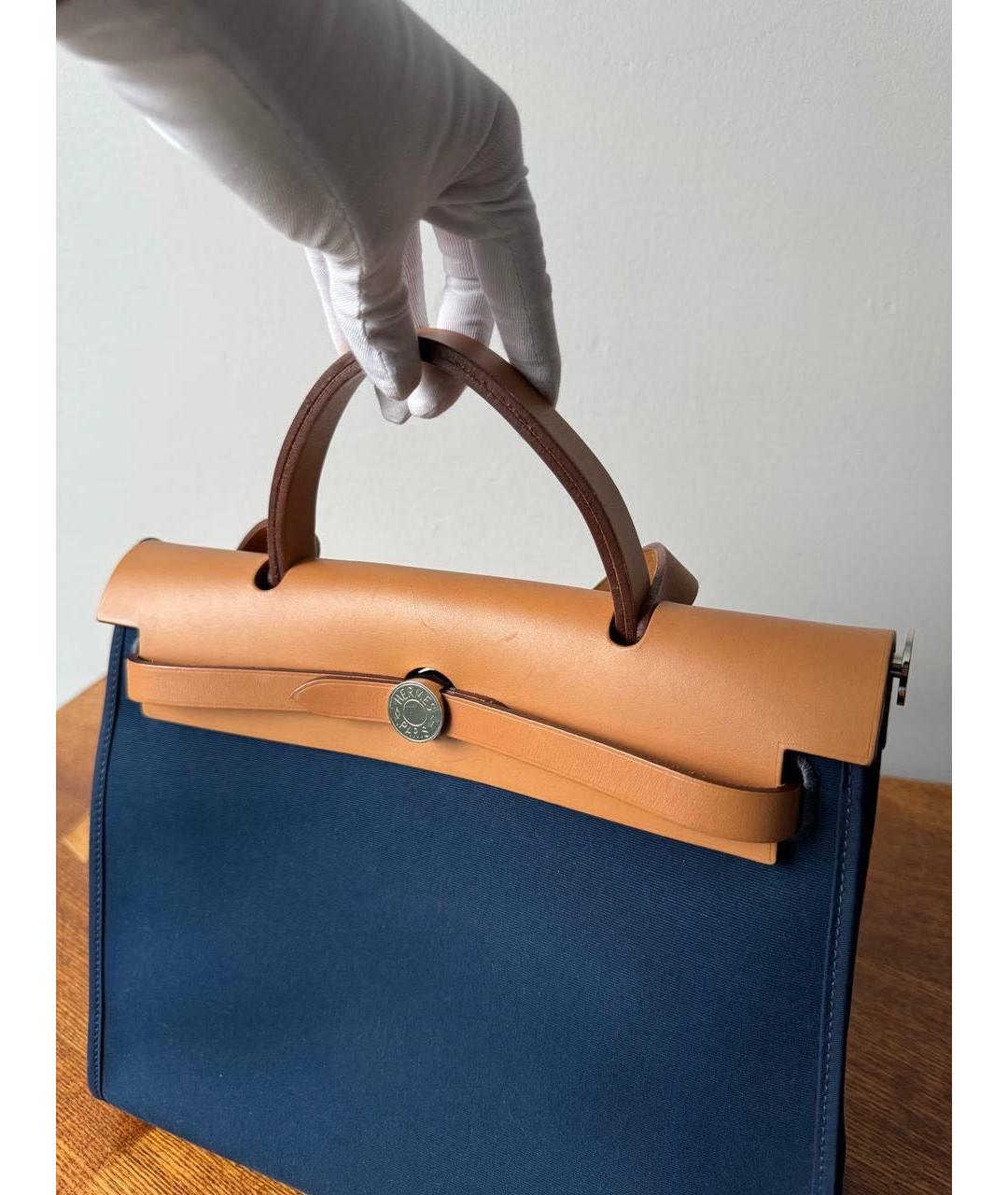 HERMES Темно-синяя сумка через плечо, фото 8