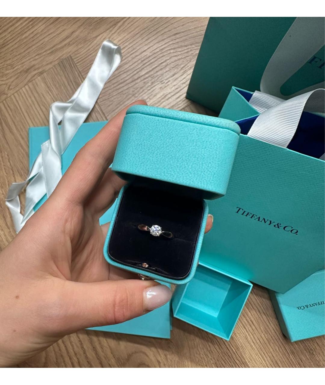TIFFANY&CO Кольцо из белого золота, фото 7