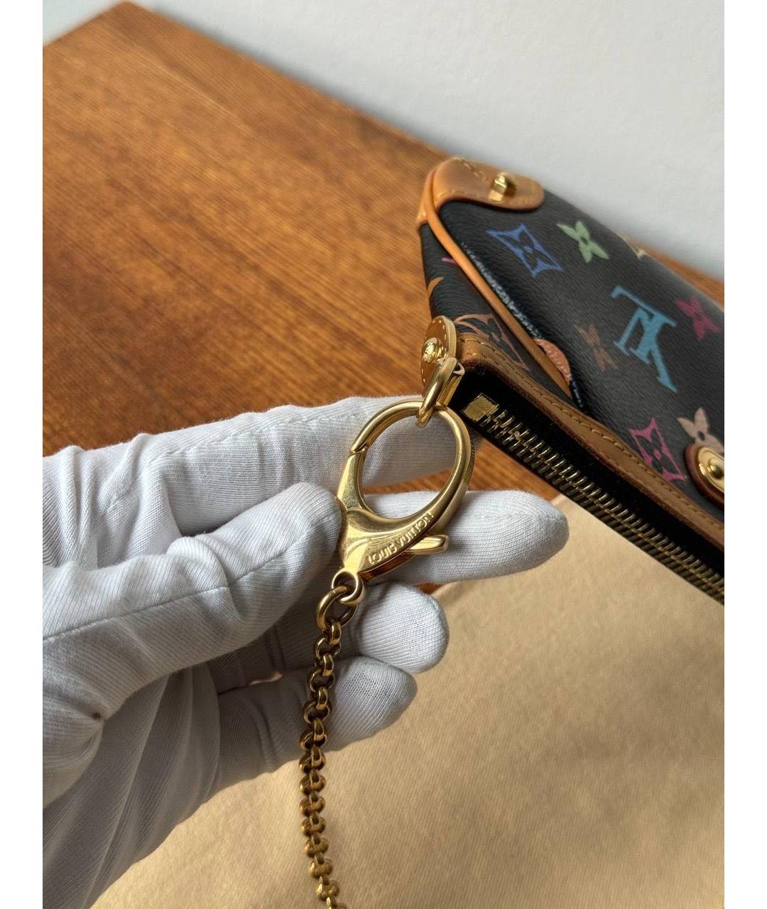 LOUIS VUITTON Черная сумка через плечо, фото 7