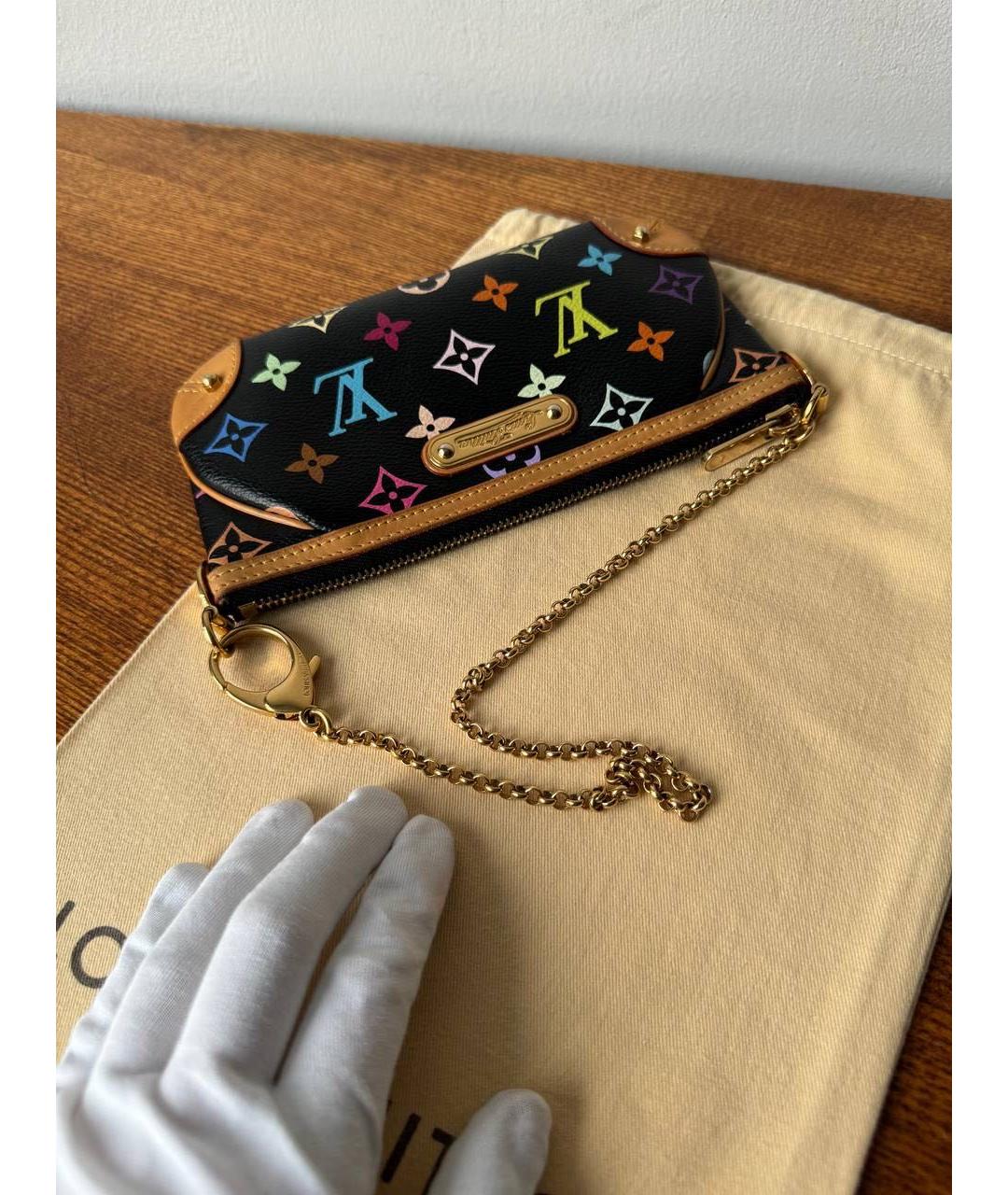 LOUIS VUITTON Черная сумка через плечо, фото 6