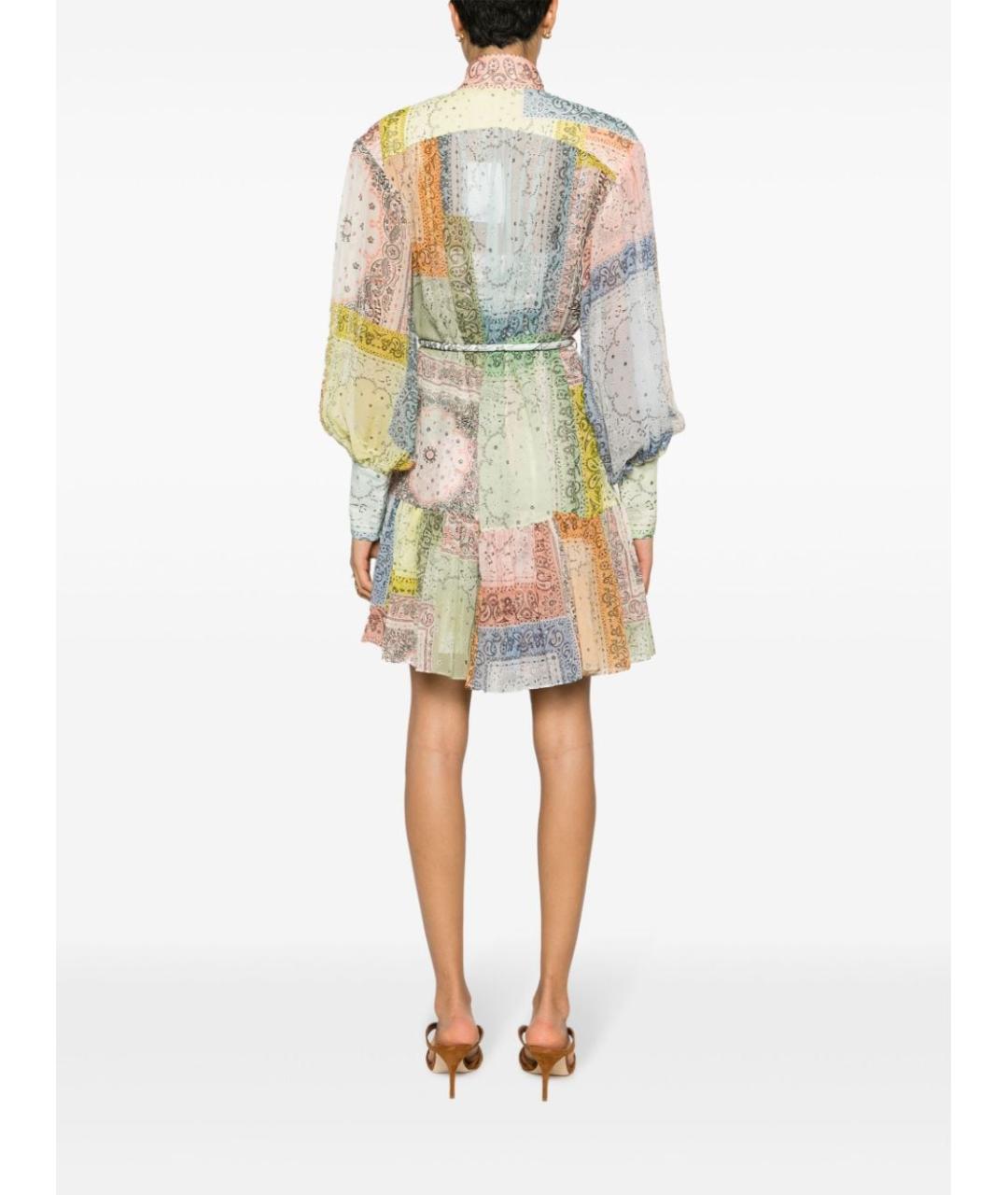 ZIMMERMANN Мульти хлопковое повседневное платье, фото 4
