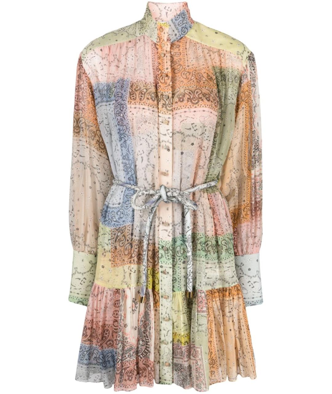 ZIMMERMANN Мульти хлопковое повседневное платье, фото 1