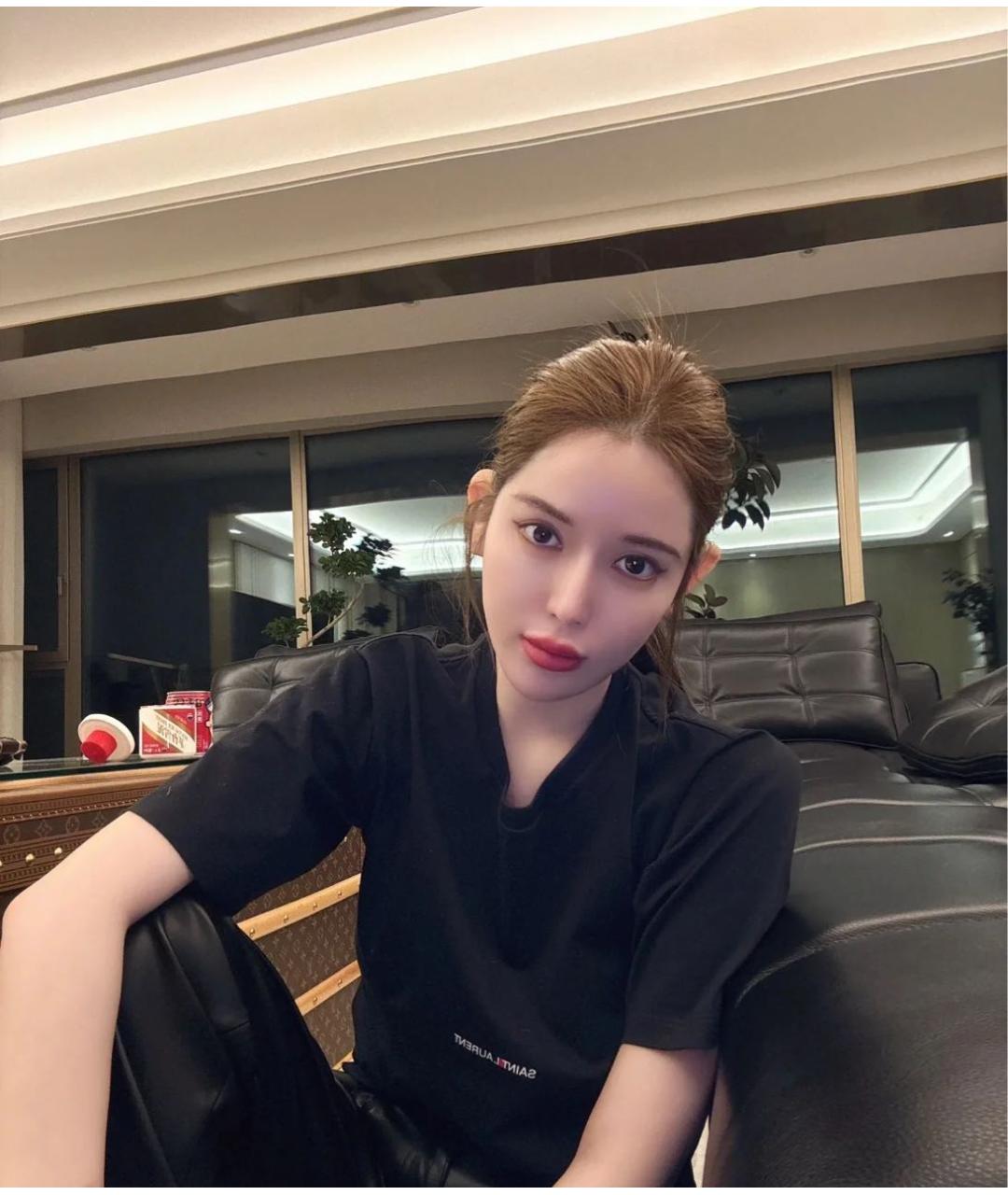 SAINT LAURENT Черная хлопковая футболка, фото 8