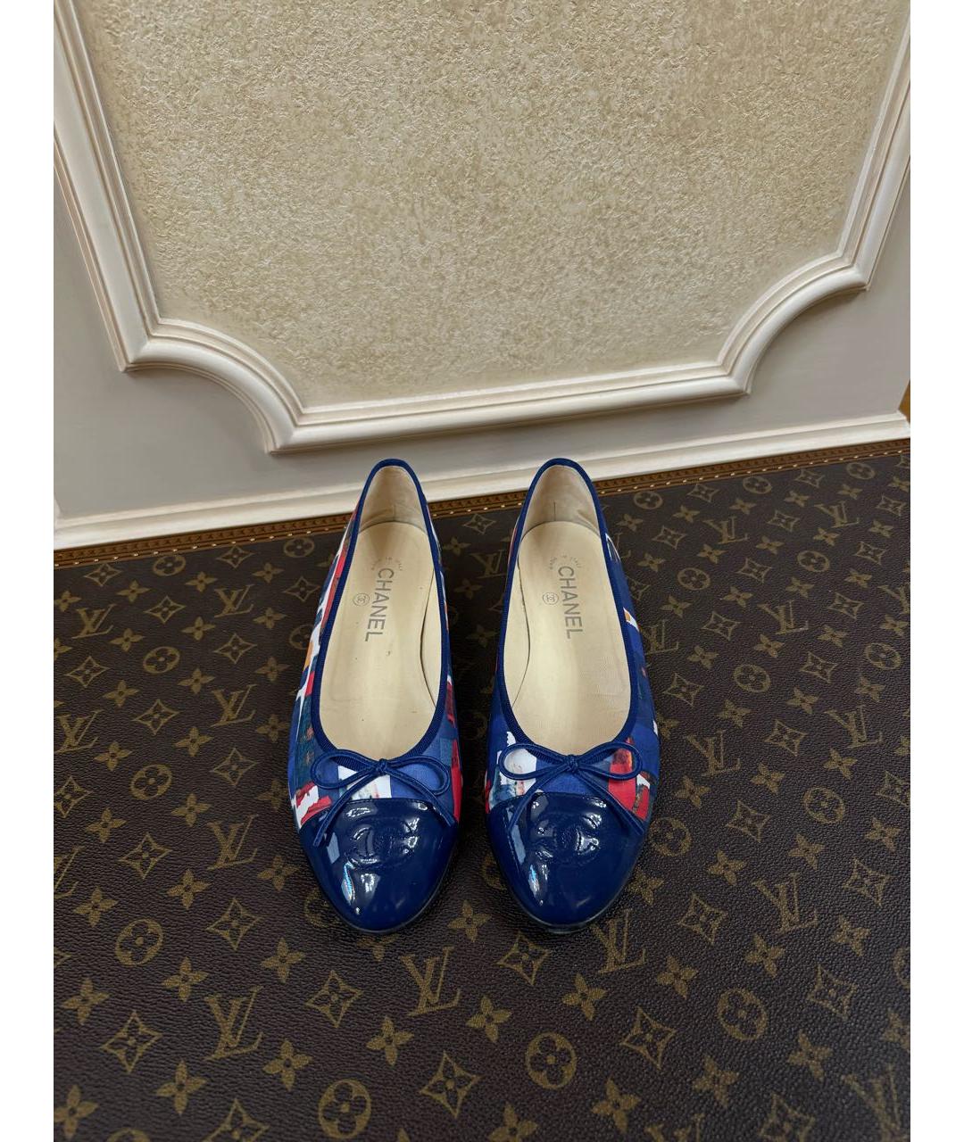 CHANEL Мульти текстильные балетки, фото 2