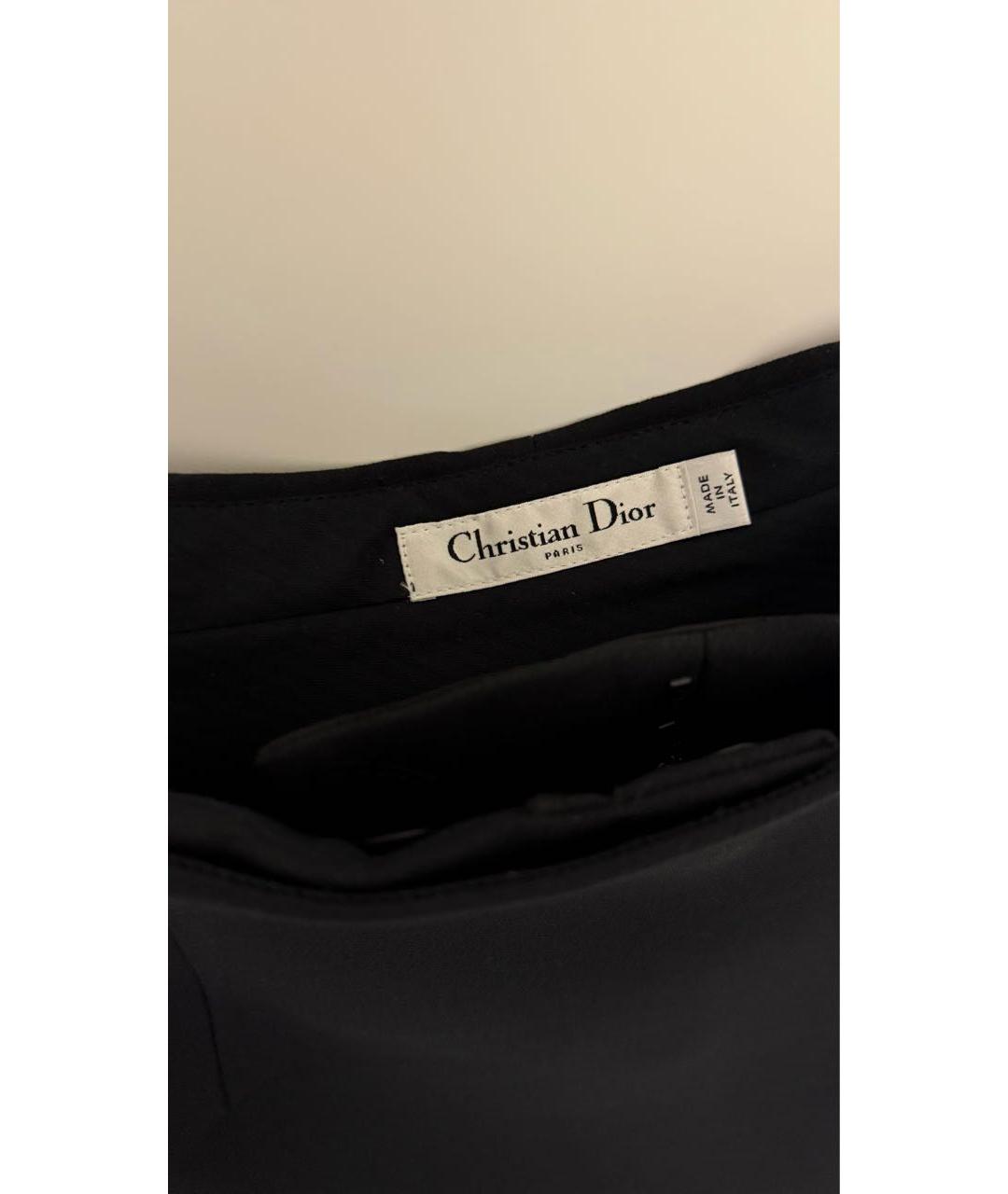 CHRISTIAN DIOR Черные шерстяные шорты, фото 6