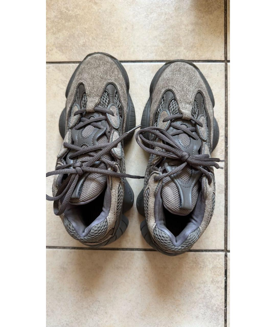 ADIDAS YEEZY Коричневые кроссовки, фото 3