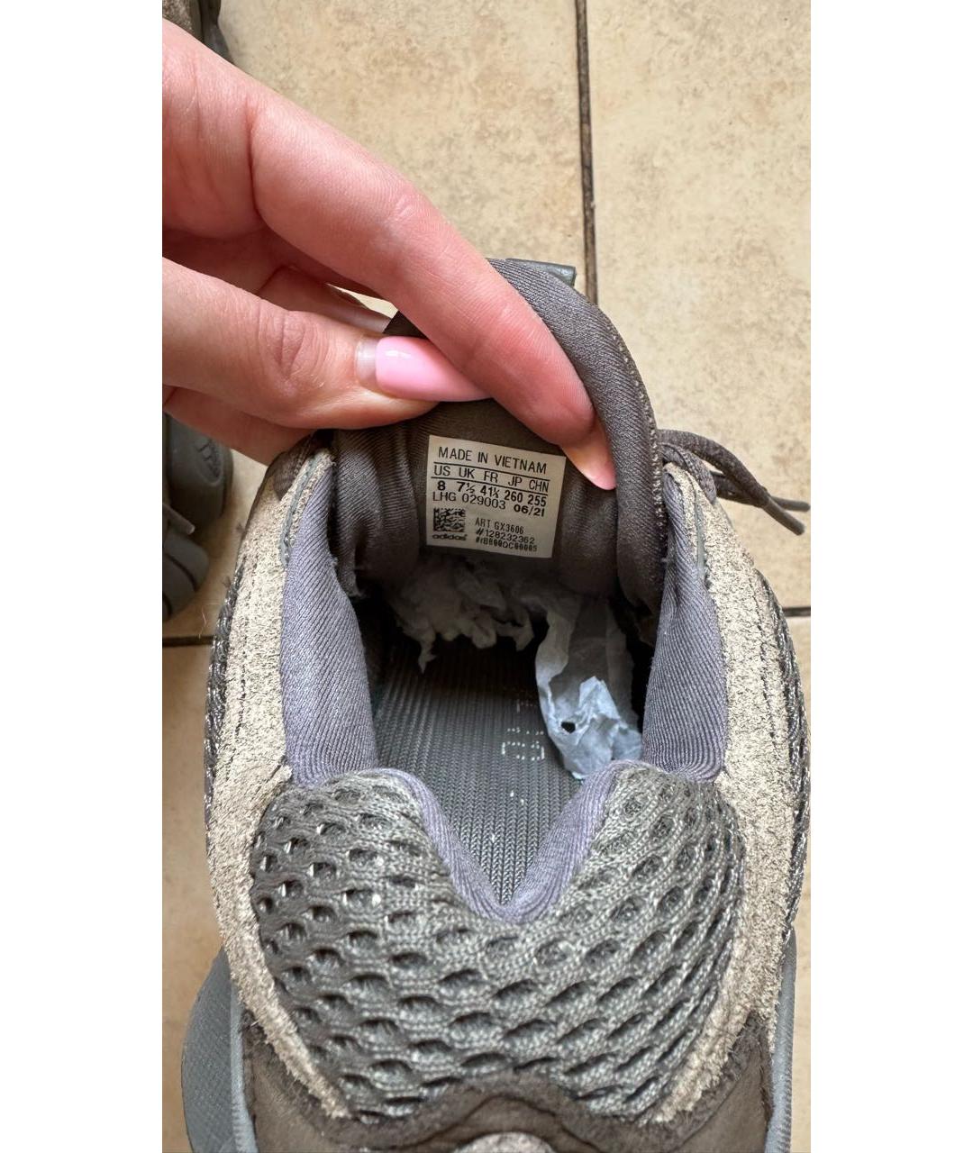 ADIDAS YEEZY Коричневые кроссовки, фото 5