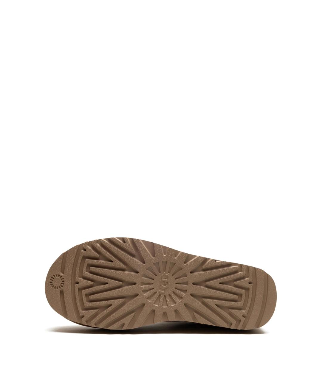 UGG AUSTRALIA Бежевые замшевые ботинки, фото 4