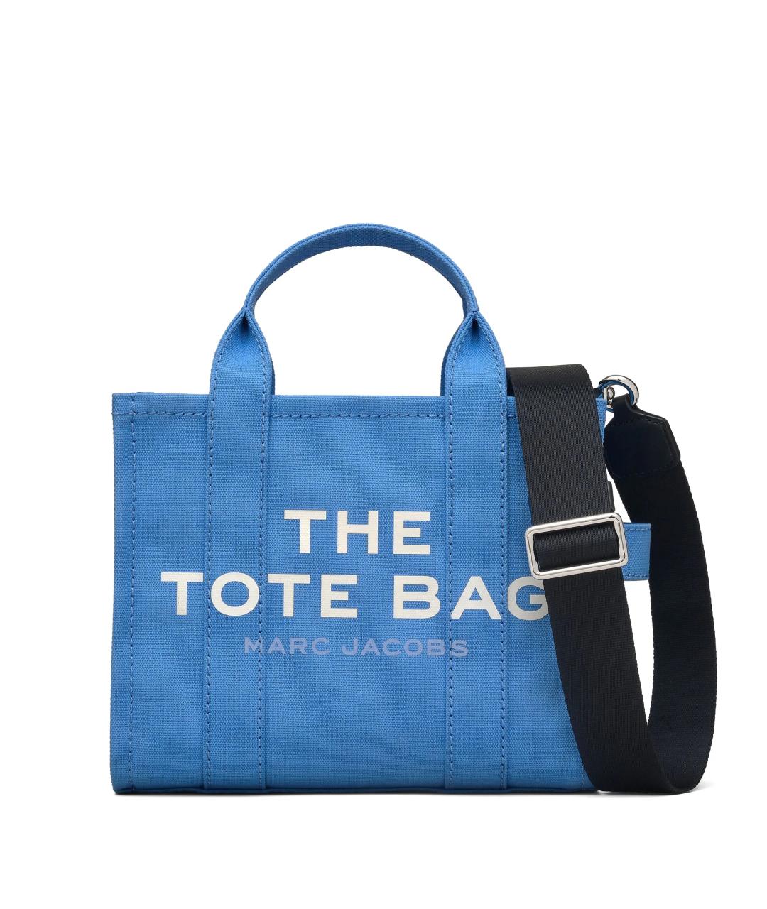 MARC JACOBS Синяя хлопковая сумка тоут, фото 1
