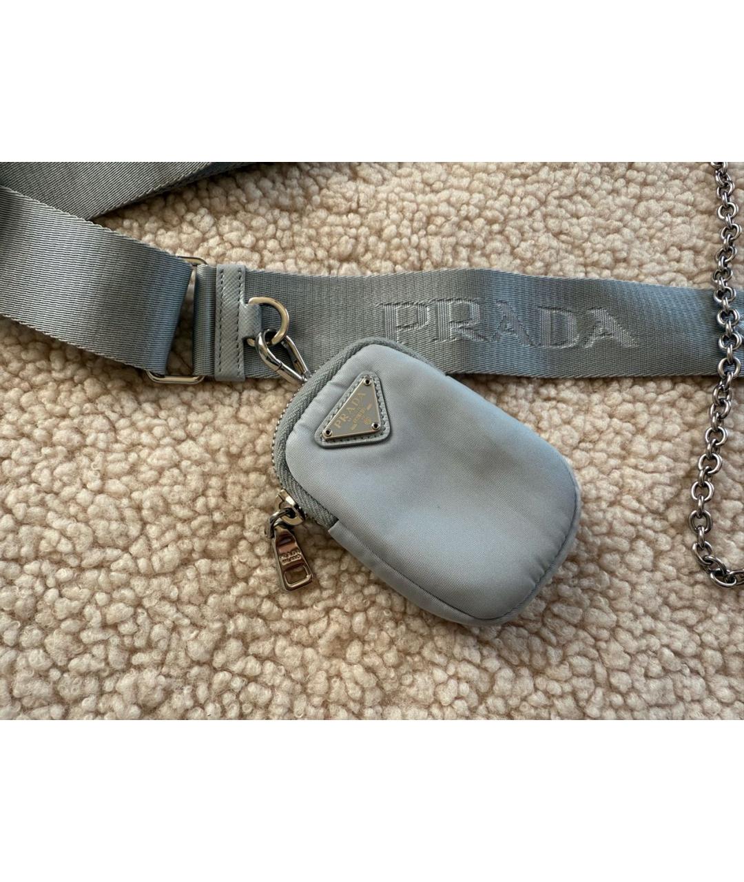 PRADA Серая сумка через плечо, фото 6