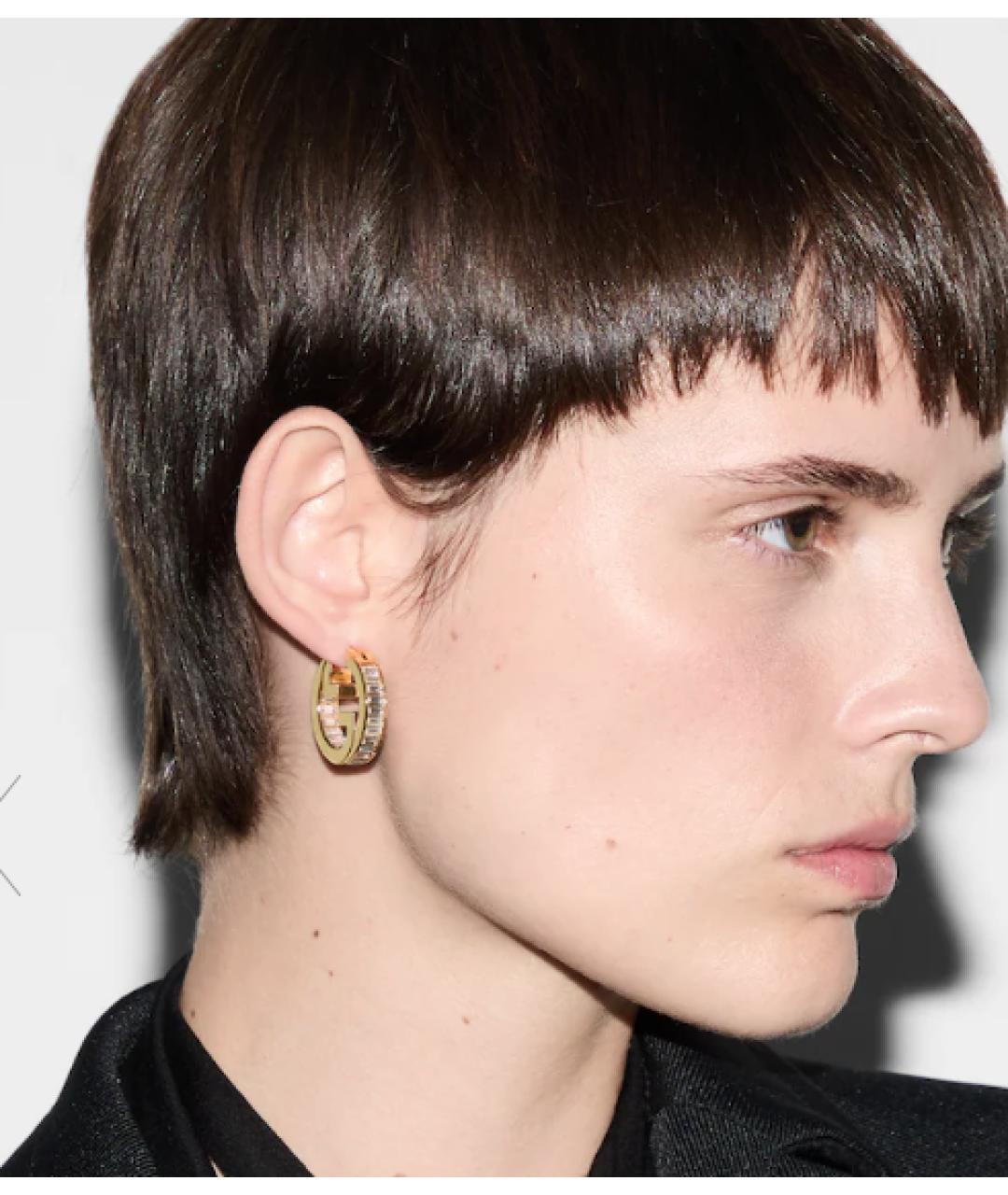 GUCCI Мульти металлические серьги, фото 3