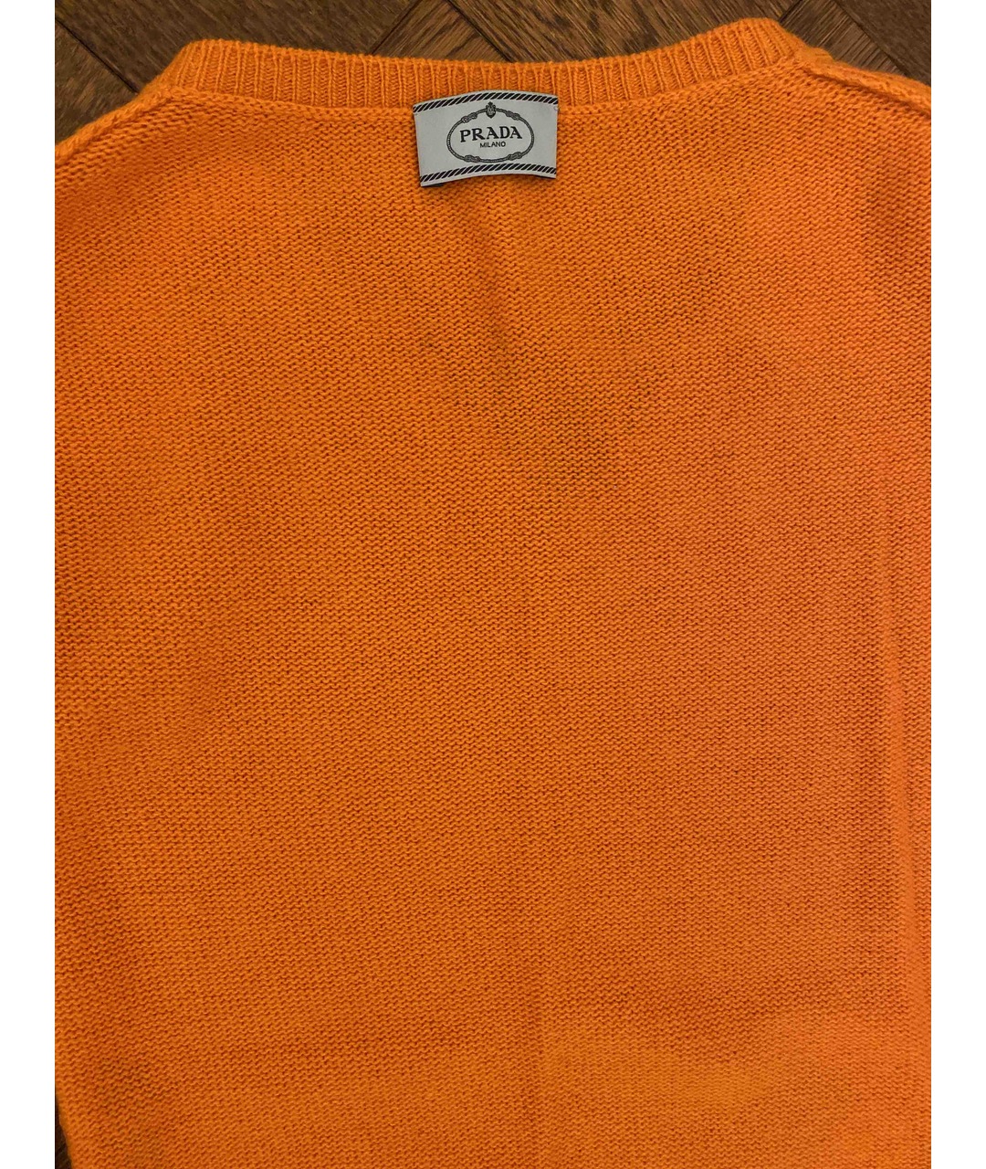 PRADA Коралловый шерстяной джемпер / свитер, фото 3