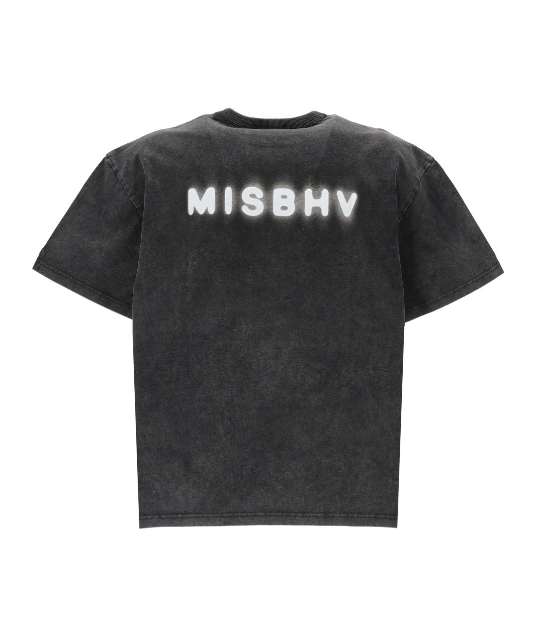 MISBHV Черная хлопковая футболка, фото 3